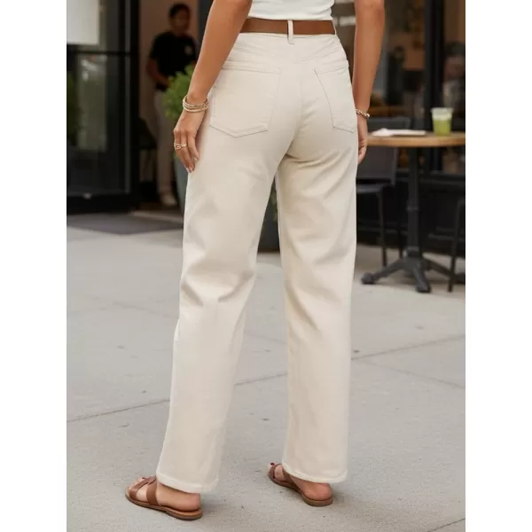 Pantaloni de dama DSTREET UY3057 ECRU 