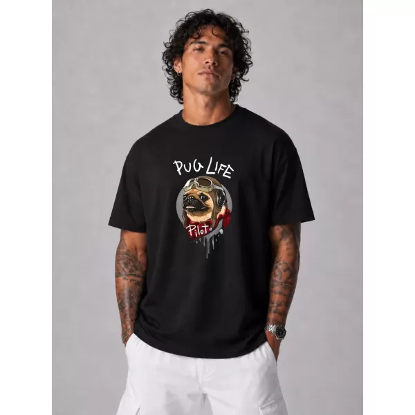  Tricou pentru bărbați DSTREET NX1002R-BK-O NEGRU 