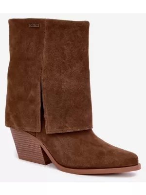 Pantofi de dama BIG STAR SHOES UU274114 UMBRE MARO/BEJ