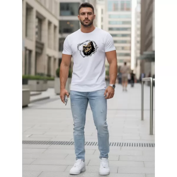  Tricou pentru bărbați DSTREET NX5085R-WH ALB 