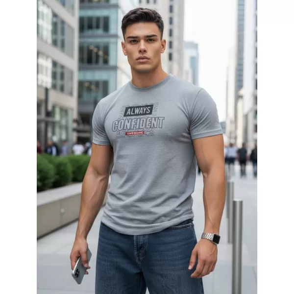  Tricou pentru bărbați DSTREET RX5406 GRI DESCHIS 