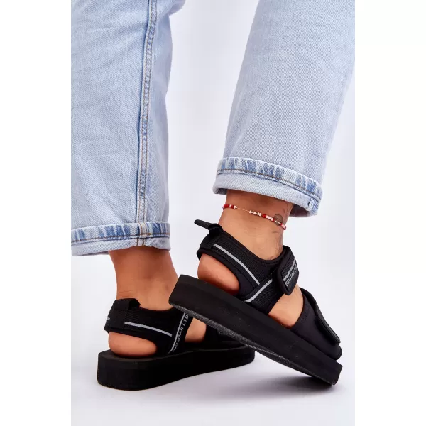  Sandale de dama BIG STAR SHOES LL274784 NEGRU 