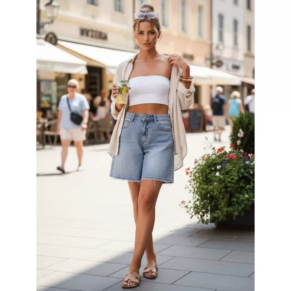  Pantaloni scurți de damă DSTREET SY0499 ALBASTRU 