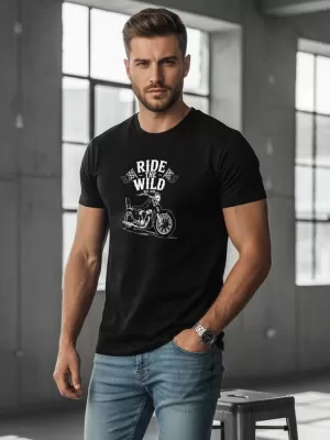 Tricou pentru bărbați DSTREET NX056R NEGRU