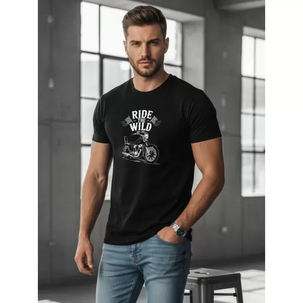  Tricou pentru bărbați DSTREET NX056R NEGRU 