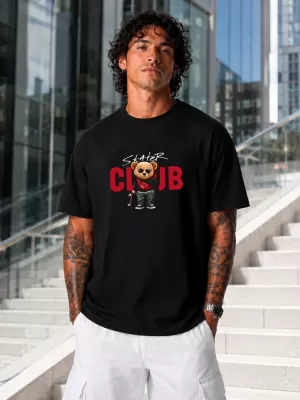 Tricou pentru bărbați DSTREET NX1031R-BK-O NEGRU