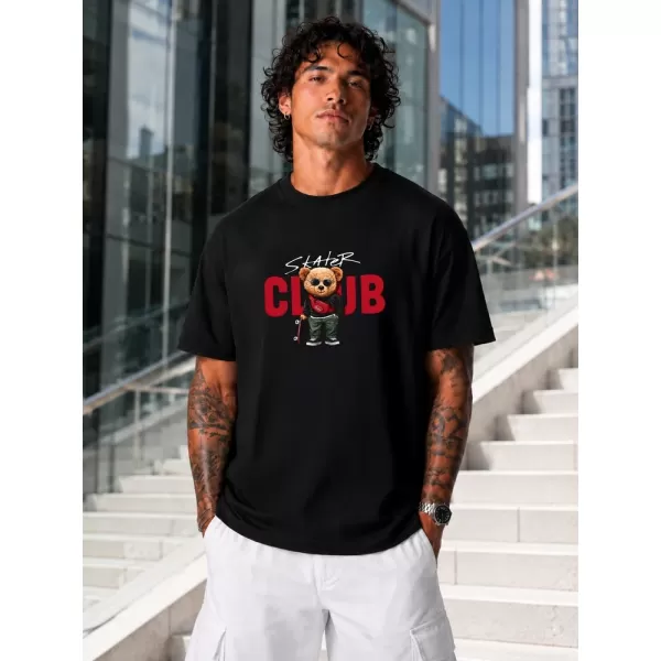  Tricou pentru bărbați DSTREET NX1031R-BK-O NEGRU 