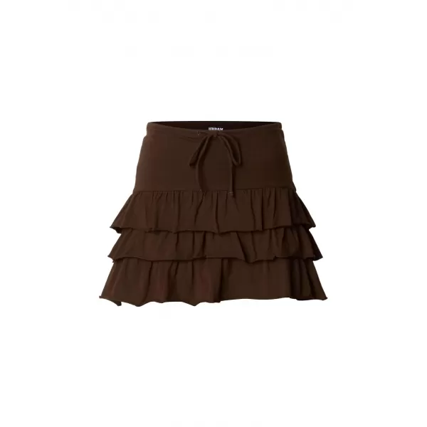  Fusta de dama URBAN CLASSICS TB7506-00075 MARO 