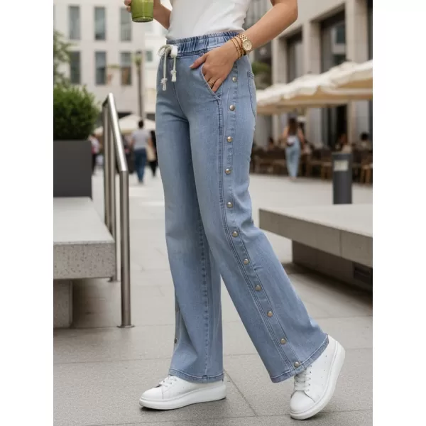  Pantaloni de dama DSTREET UY2986 ALBASTRU 