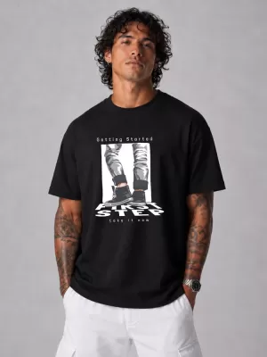 Tricou pentru bărbați DSTREET NX1022R-BK-O NEGRU