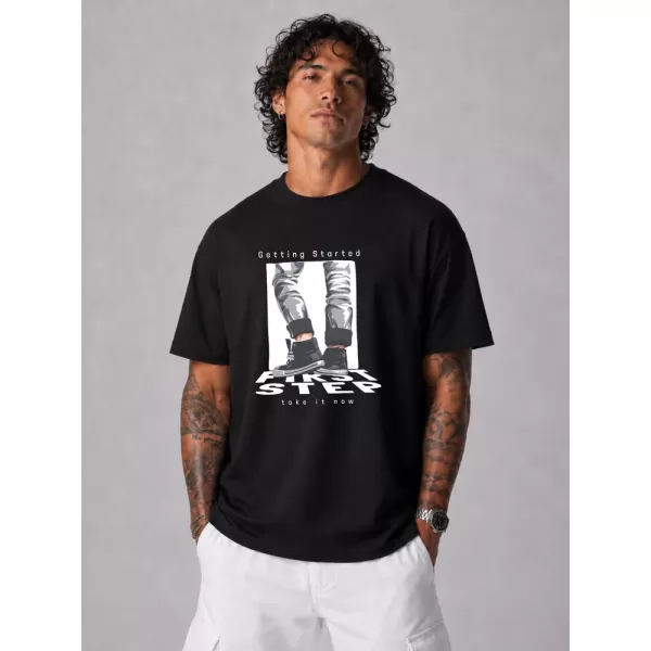  Tricou pentru bărbați DSTREET NX1022R-BK-O NEGRU 