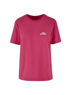 Tricou de dama URBAN CLASSICS TB8958-06989 ROZ HIBISCUS