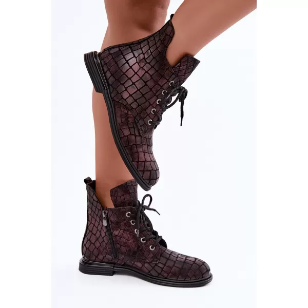  Pantofi de dama ARTIKER 55C1327 CIOCOLATA/NEGRU 