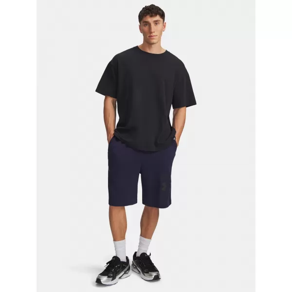  Pantaloni scurți pentru bărbați UNDER ARMOUR UA RIVAL LW GRAPHIC SHORTS 6014689-410 ALBASTRU 