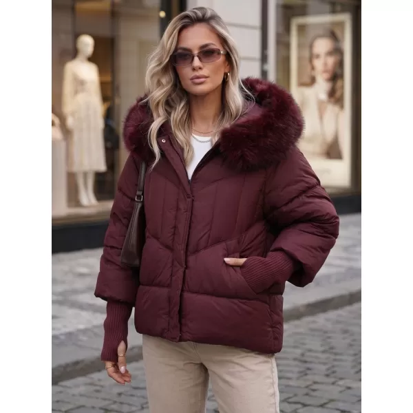  Geaca de dama DSTREET TY5742 BURGUNDIA 
