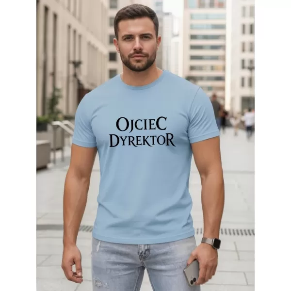  Tricou pentru bărbați DSTREET NX5144R-SK ALBASTRU DESCHIS 