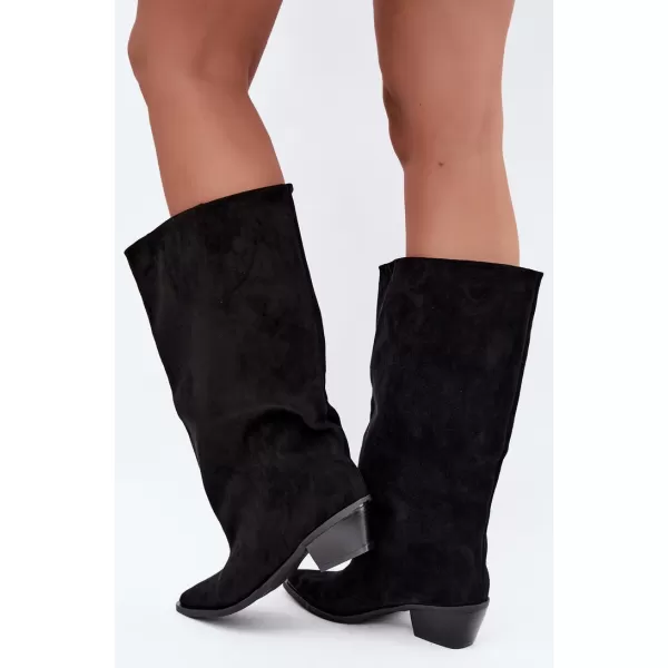  Cizme de dama BOTO 2578A NEGRU 