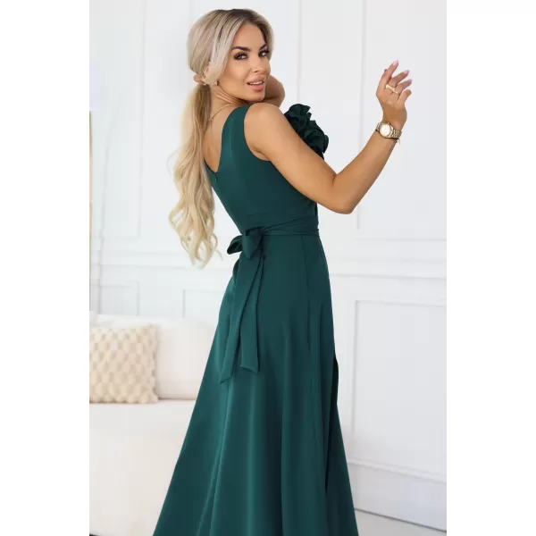  Rochie NUMOCO 669-1 VERDEAȚĂ DE STICLĂ 