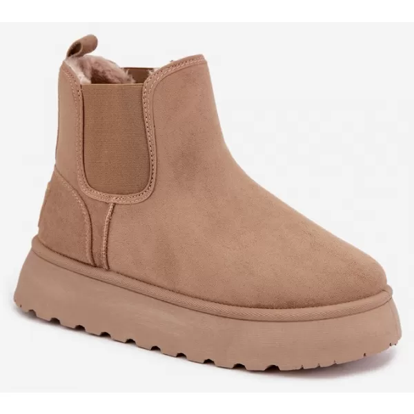  Oameni de zăpadă pentru femei BIG STAR SHOES UU274173 BEJ 