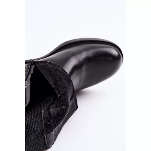 Botine de dama SERGIO LEONE BT-04 NEGRU 