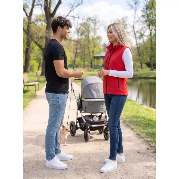  Vesta de dama fleece ALTISPORT ALW002525 ROŞU 