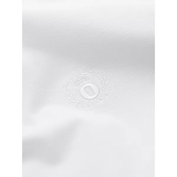  Tricou pentru bărbați cu guler OMBRE OM-POBS-0171 NEGRU/ALB/BEJ 