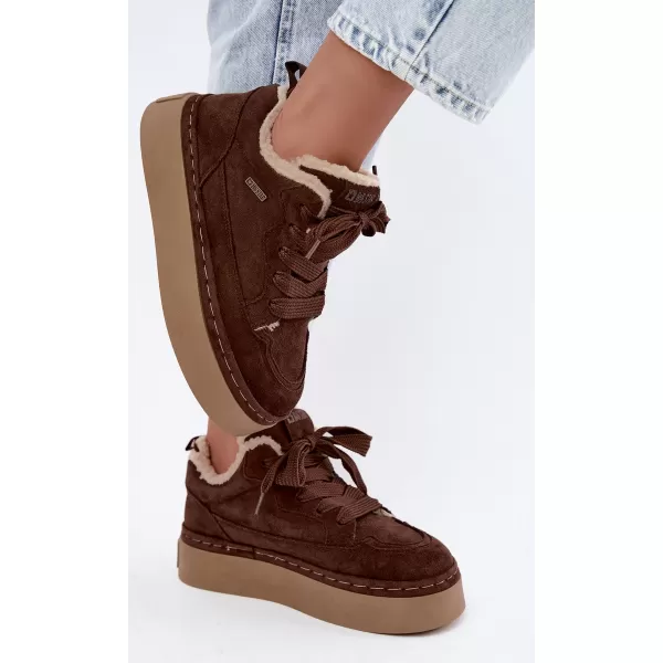  Pantofi de dama BIG STAR SHOES UU274188 UMBRE MARO/BEJ 