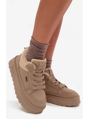 Oameni de zăpadă pentru femei BIG STAR SHOES SS274105 BEJ