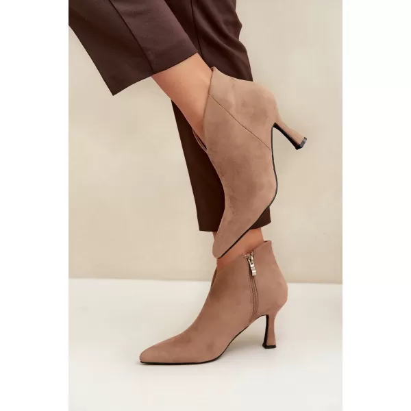  Botine de dama BOTO D-219 KAKI 