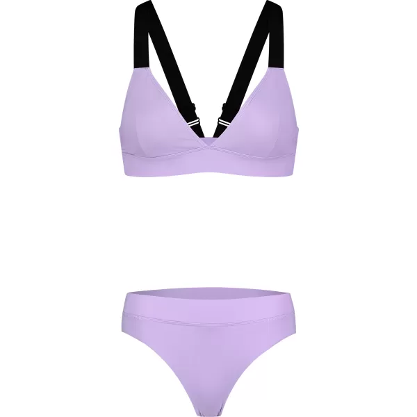  Fund de bikini de damă NORDBLANC ETHEREAL NBSSS8241 VIOLET 