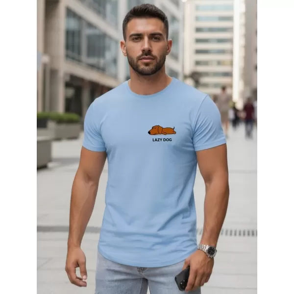  Tricou pentru bărbați DSTREET NX5096R-SK ALBASTRU DESCHIS 