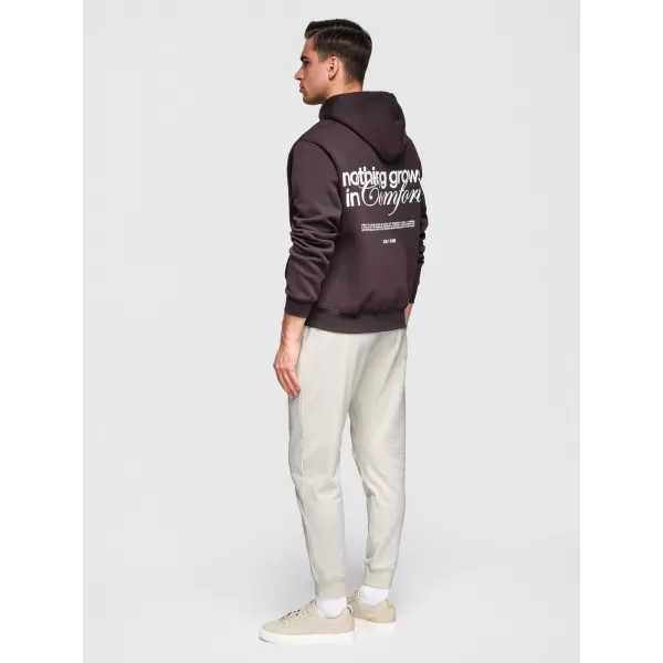  Pantaloni de trening pentru bărbați OMBRE OM-PABS-0305 CREMĂ 