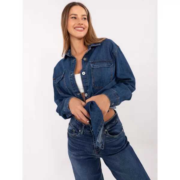  Cămașă de damă SUBLEVEL D80026BI11280M314 ALBASTRU ÎNCHIS 