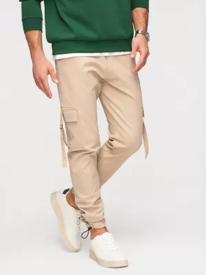 Pantaloni pentru bărbați OMBRE P1516 NISIP