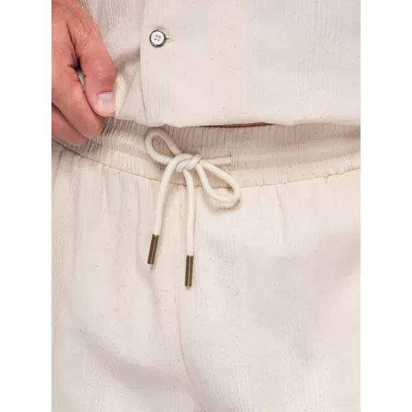  Pantaloni pentru bărbați OMBRE OM-PACP-0312 CREMĂ 