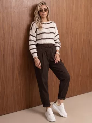 Pantaloni de dama DSTREET UY3185 MARO
