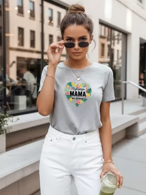 Tricou de damă DSTREET NX5029RY-AS GRI DESCHIS