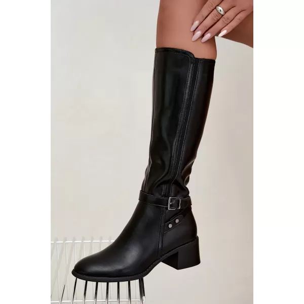  Cizme de dama SERGIO LEONE KZ-07 NEGRU 