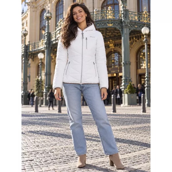 Geaca de iarna dama ALTISPORT IVORY ALB 