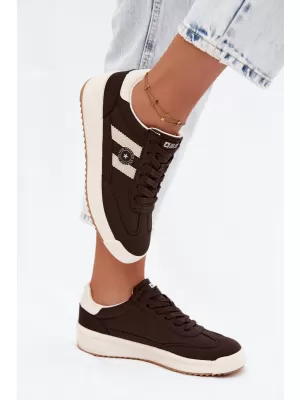 Adidași de damă BIG STAR SHOES UU274024 MARO/BEJ