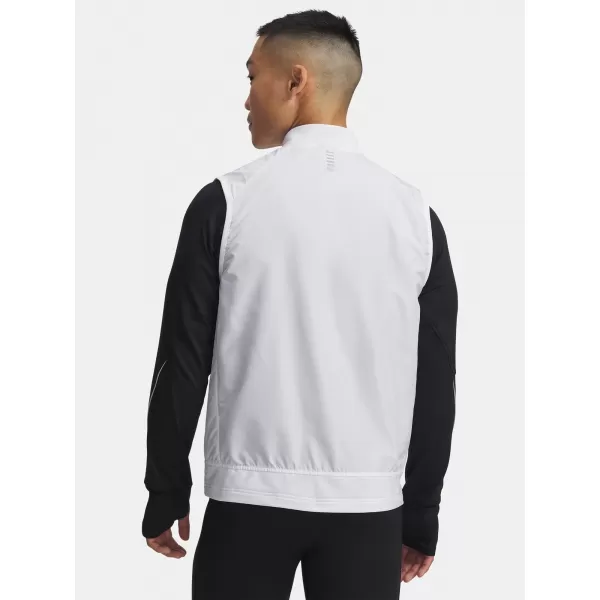  Vesta bărbătească UNDER ARMOUR LAUNCH INSULATED VEST 1380870-100 ALB 