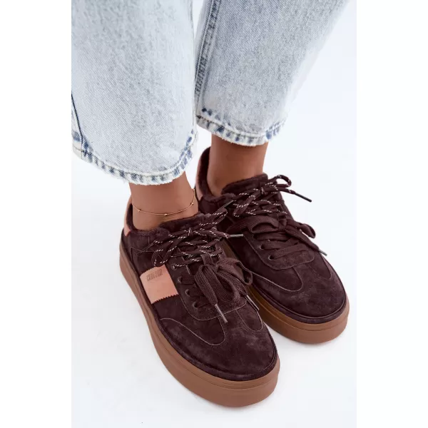  Adidași de damă BIG STAR SHOES UU274770 UMBRE MARO/BEJ 