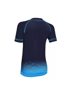 Tricou funcțional pentru copii cu mâneci scurte WAMU MOZAIKA ALBASTRU ÎNCHIS