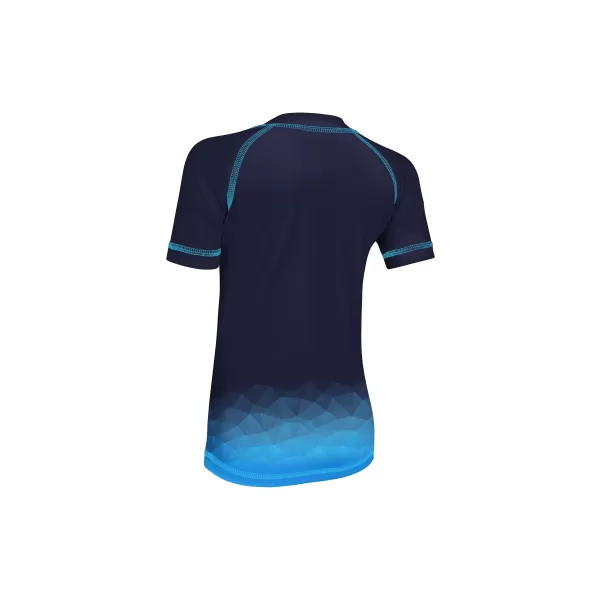  Tricou funcțional pentru copii cu mâneci scurte WAMU MOZAIKA ALBASTRU ÎNCHIS 