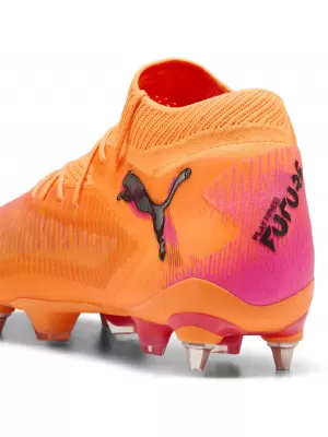 Cizme de fotbal PUMA FUTURE 8 ULTIMATE MXSG 108583-03 HEAT FIRE/ CĂLDURĂ FOC/PUMA NEGRU/RAVISH