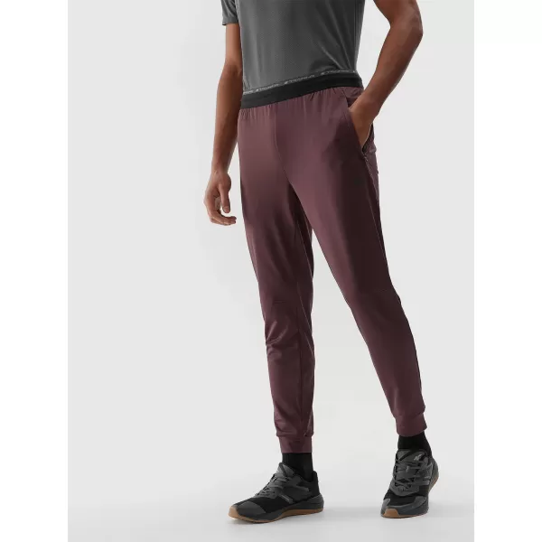  Pantaloni pentru bărbați 4F WAW25TTROM1251 MARO ÎNCHIS 