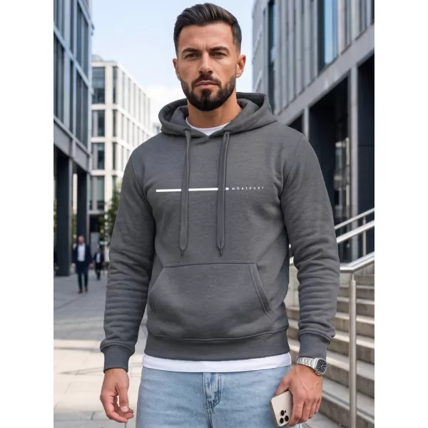  Hanorac pentru bărbați DSTREET NX5128BX-05-09 GRI ÎNCHIS 