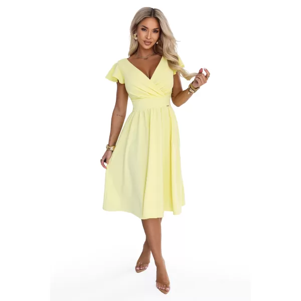  Rochie NUMOCO 425-18 GALBEN DE UNT 