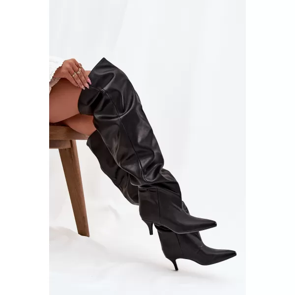  Cizme de dama BOTO 8506 NEGRU 