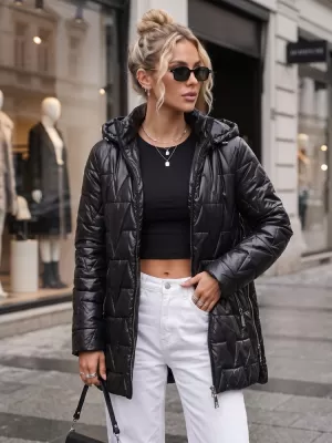 Geaca de dama DSTREET TY5795 NEGRU